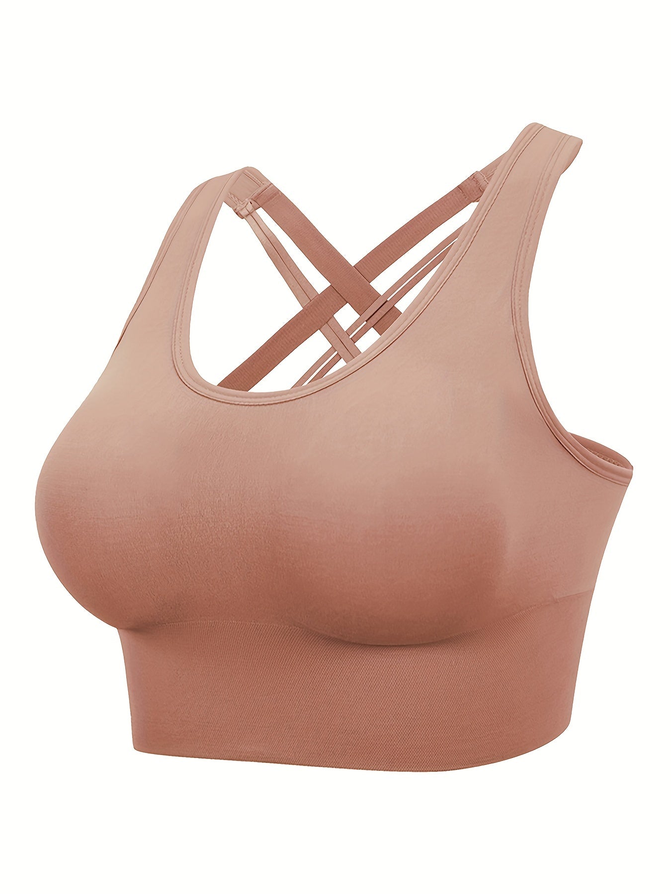 Criss Cross Back Sports Bra for Workout