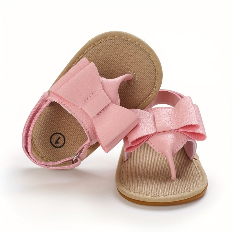 Baby Girls Sandals Lightweight Non Slip Comfy Crib Shoes For Toddlers Summer