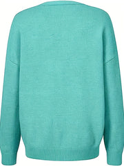 Flower Pattern Button Front Cardigan for Women