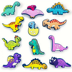 Luminous Dinosaur Charms for Crocs - Fun Shoe Decorations