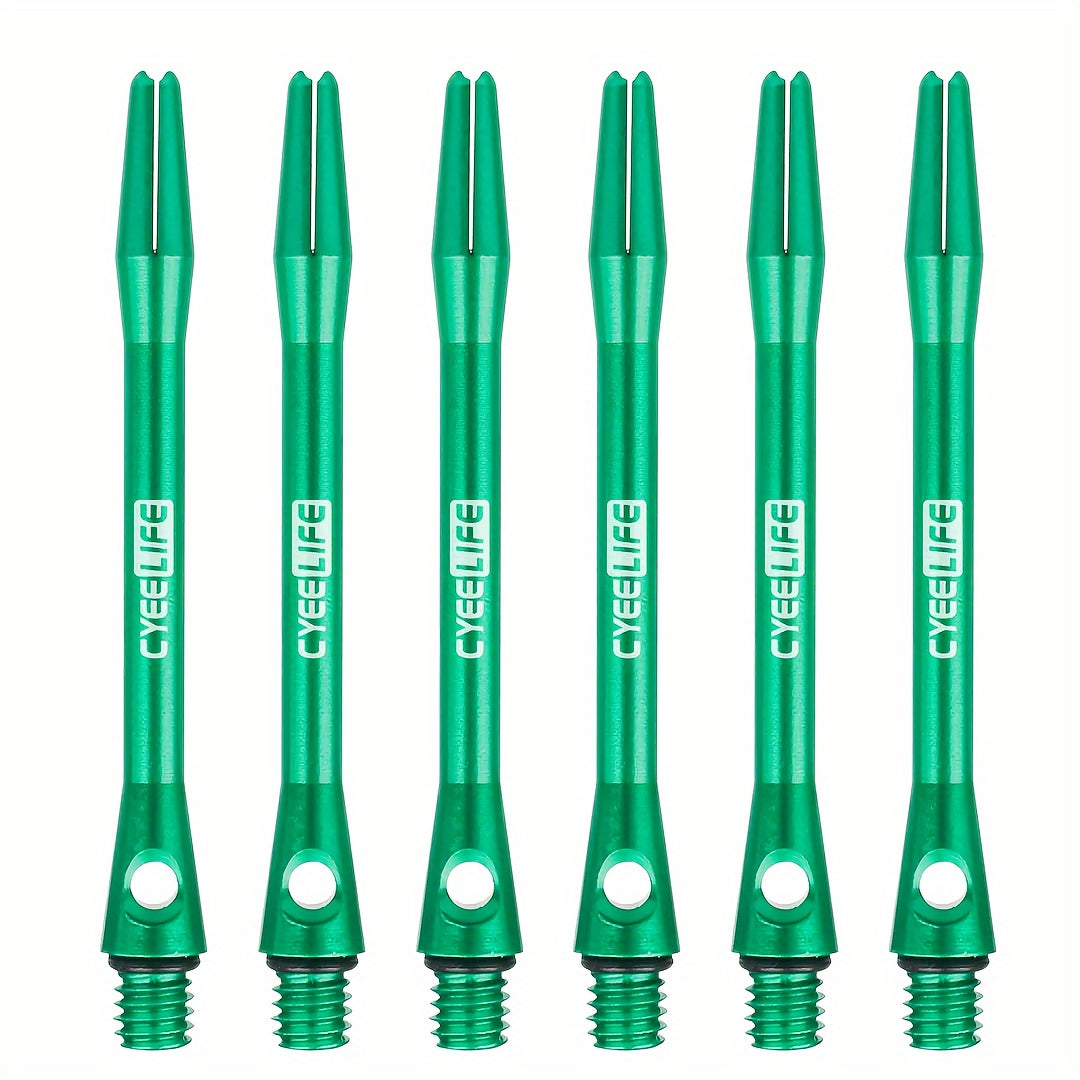 CyeeLife 6pcs 48mm Aluminium Dart Shafts Durable 2BA Dart Stems