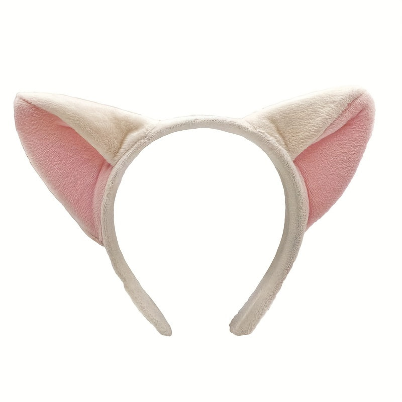 Plush Fox Ears Hair Hoop Cartoon Headband