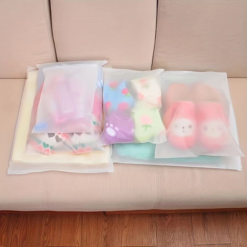 Semi-Sheer Underwear Storage Bag - Self-Sealing Travel Organiser