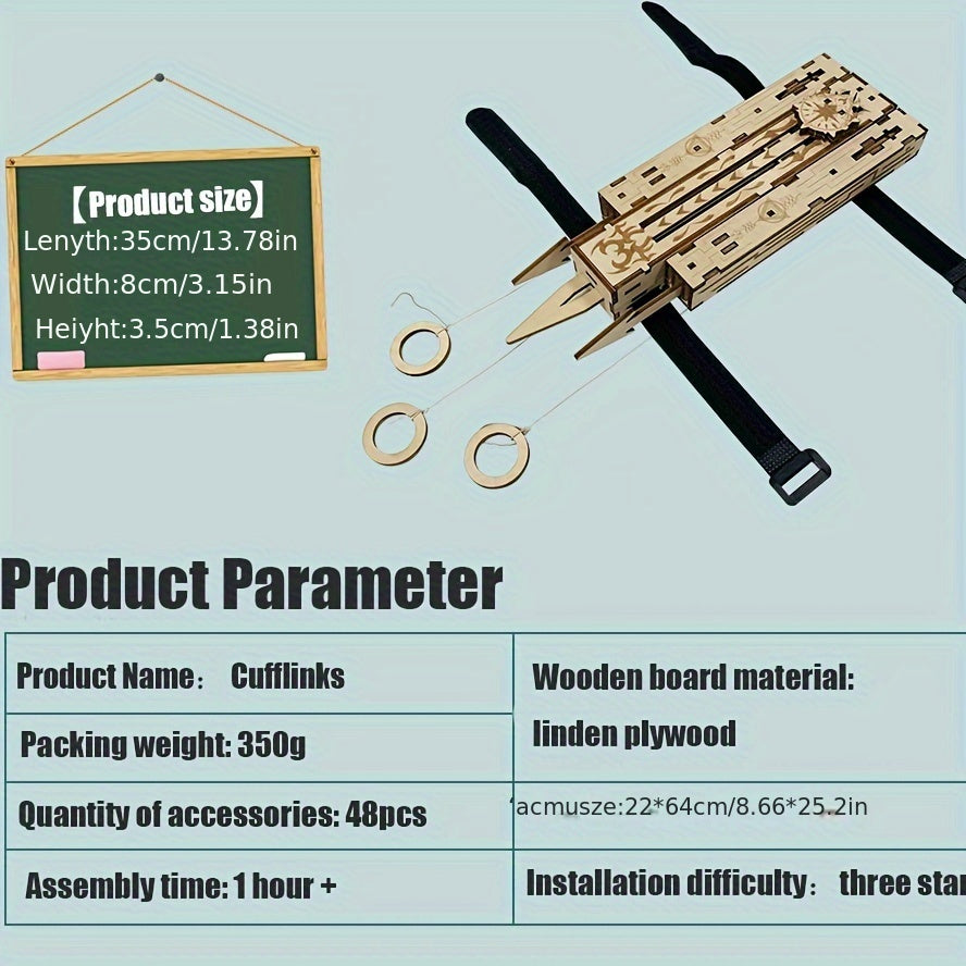 Wooden Plug in Puzzle Toy For Adults Creative Model Diy Assembly Sword Toy