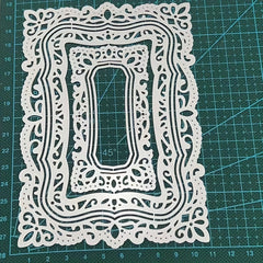 Rectangular Metal Cutting Dies Embossing Stencils for Card Making