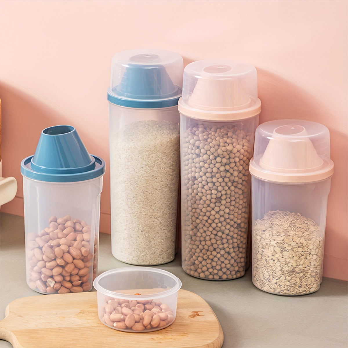 Plastic Sealed Storage Jar Kitchen Miscellaneous Grain Milk Powder Sealed Jar