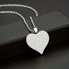 Love Heart Crystal Pendant Necklace for Daughter