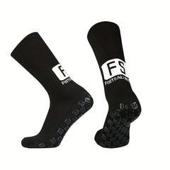 Non Slip Football Socks - Breathable Sports Socks - One Size Fits All