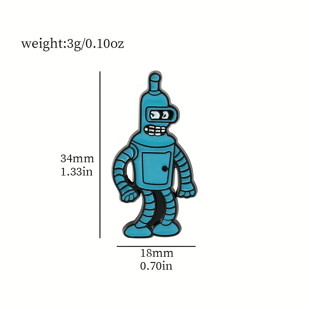 Robot Emotion Management Pin For Boys