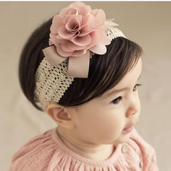 Baby Girls Flower Mesh Headband for Photography Props & Everyday