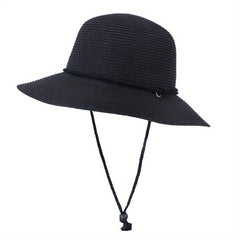 Women's Straw Sun Hat Wide Brim UV Protection