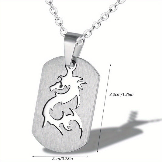 Dragon Pendant Necklace Holiday Party Gift Boys and Girls Accessories
