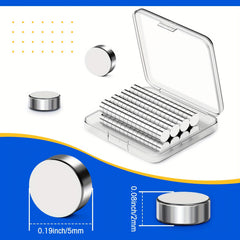 50-100pcs N35 Neodymium Disc Magnets Small Strong Fridge Whiteboard Mini