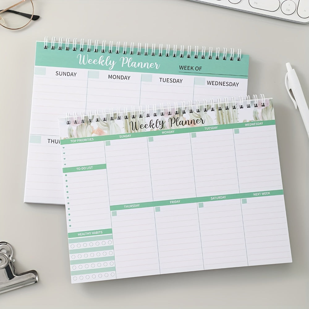 Weekly Planning Notepad To Do Planner With Notes Daily Schedules