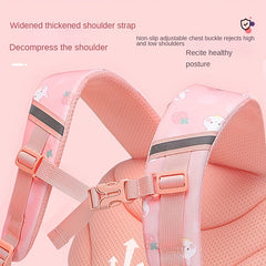 Cartoon Bunny School Bag Large Capacity Backpack for Kids