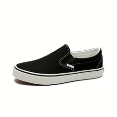 Men's Slip On Canvas Shoes Casual Outdoor Walking Shoes