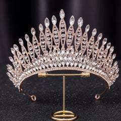 Rhinestone Crown Bridal Wedding Hairband Headband Tiara Birthday Cosplay
