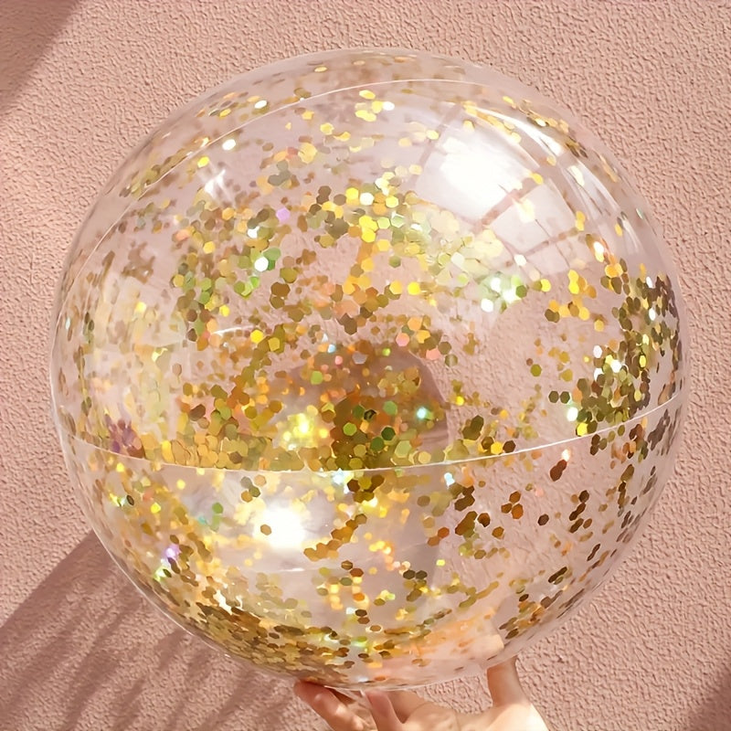 Glitter Beach Ball for Water Games