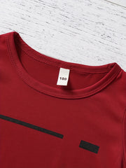 2pcs Boys Casual T-shirt & Shorts Set for Summer