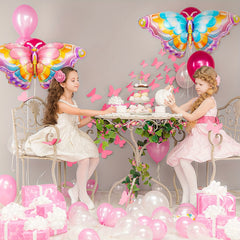 Colorful Butterfly Aluminum Foil Balloons for Party Supplies