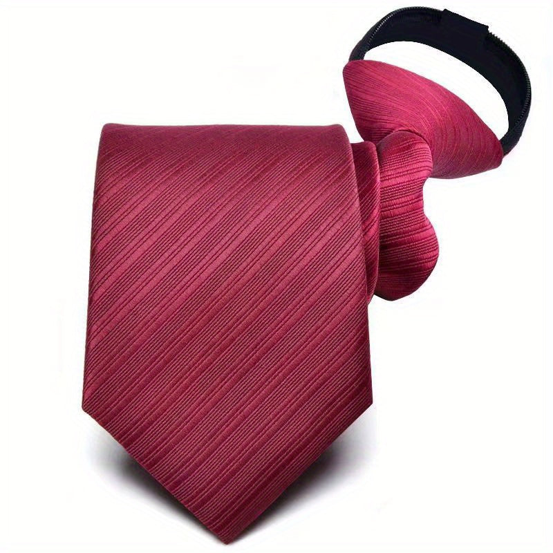 Business Formal Wear Zipper Style Groom Wedding Tie