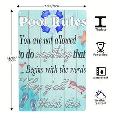 Beach Tin Sign Beach Days Surfing Club Funny Retro Signs Waterproof Decor