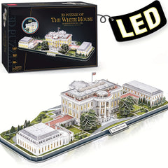 3D Rotatable House Puzzle Construction Model Table Decoration Birthday Gift