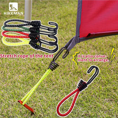 10pcs Heavy Duty Bungee Cord with Hooks for Tarps Tents Trucks Boats