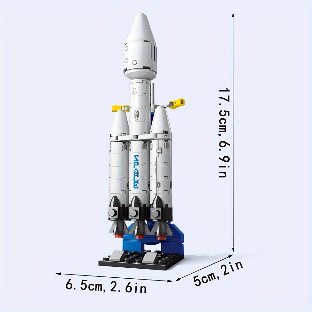 DIY Heavy Space Rocket Building Block Toy