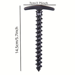 10pcs Outdoor Camping Pegs Screw Stakes for Tent