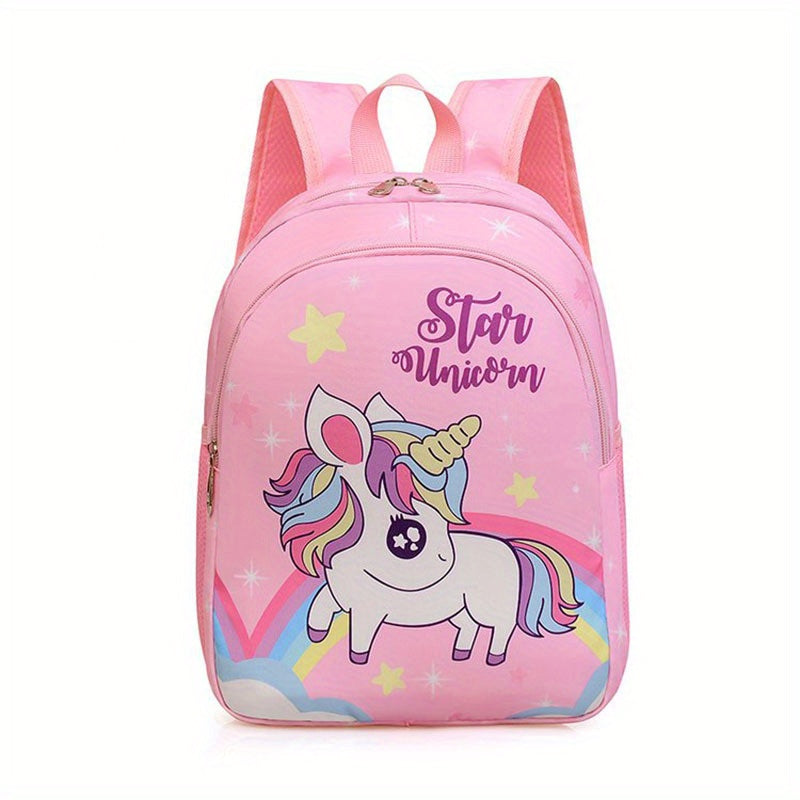 Kids Cartoon Pony School Bag Casual Waterproof Backpack