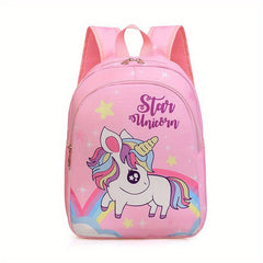 Kids Cartoon Pony School Bag Casual Waterproof Backpack