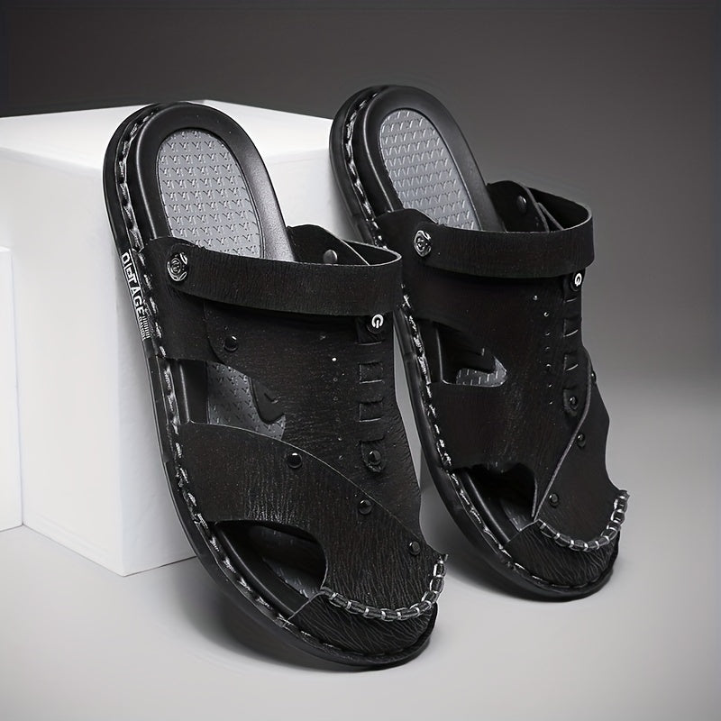Men's Hollow Out Sandals Non Slip Closed Toe Shoes