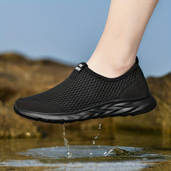 Women's Mesh Sock Shoes Breathable Slip On Casual Walking Sneakers
