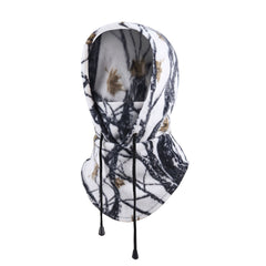 Winter Hat Warm Cap Men Hooded Neck Warmer Hiking Scarves Hats