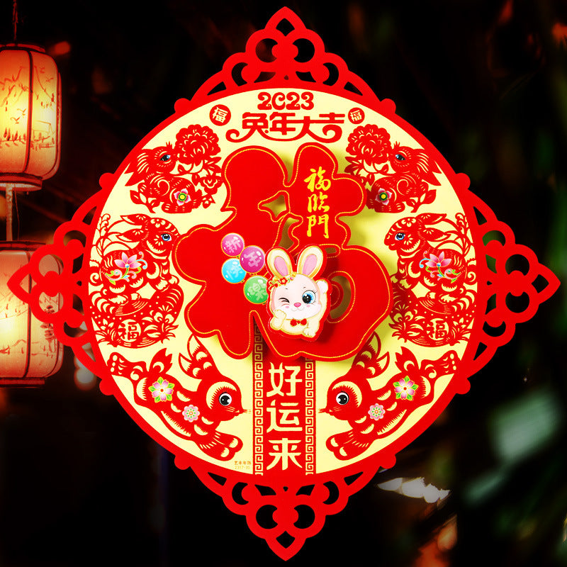 Chinese Year Decorations Lucky Fu Red Hanging Ornament