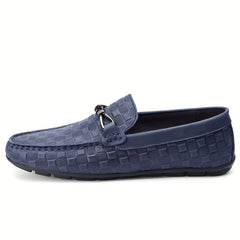 Men's Plaid Loafers Sneakers