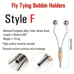 1pc Stainless Steel Fly Tying Tool Bobbin Holder Fishing Tackle