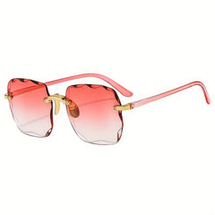 Rimless Sunglasses Gradient Glasses UV400