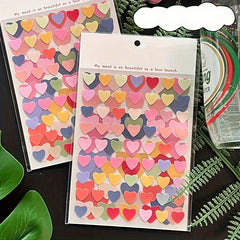 Dots Collage Love Slitting Hand Account DIY Tool Sticker Package Ins