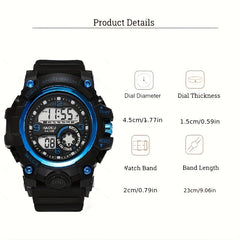 Casual Electronic Watches Students Sports Waterproof Watch