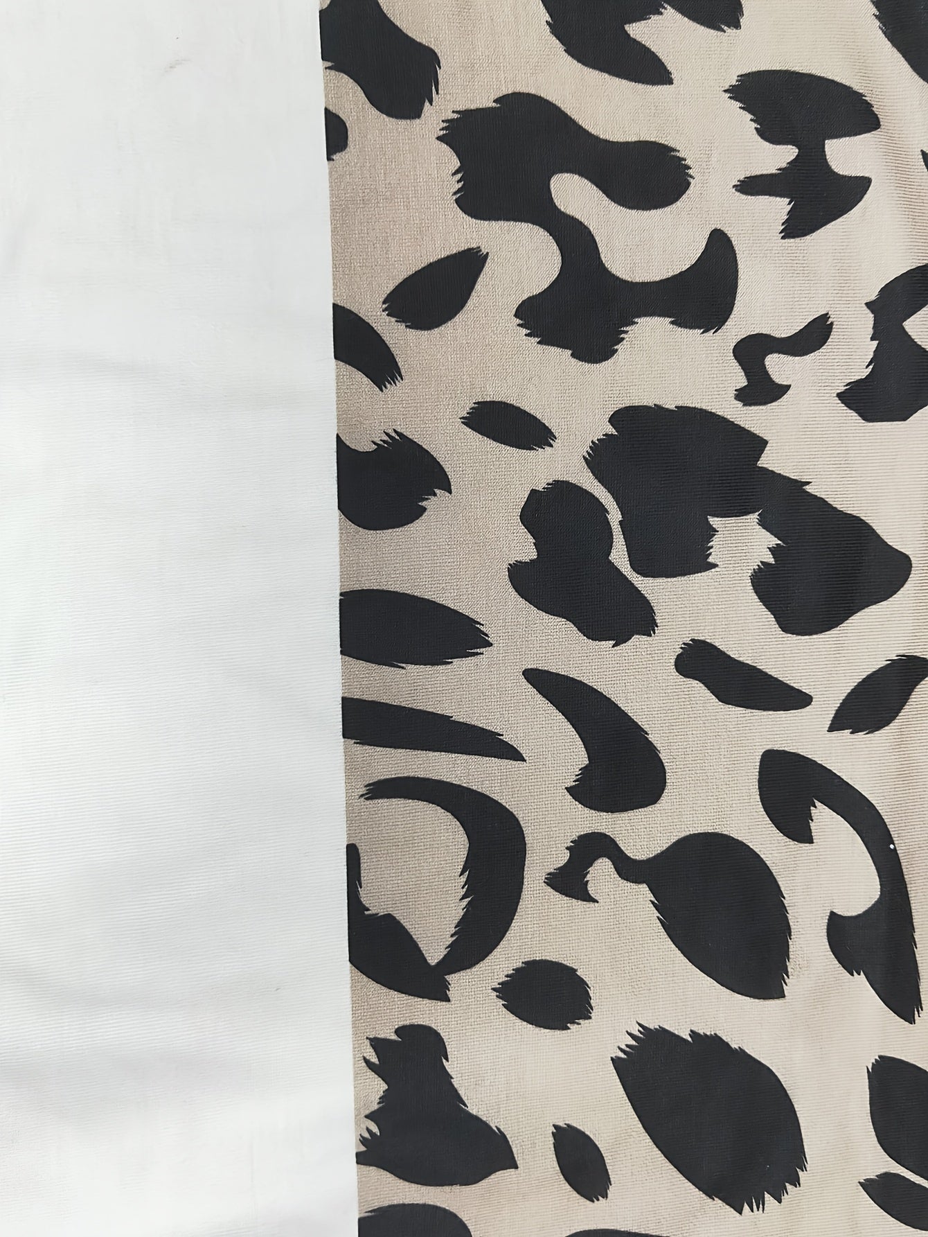 Leopard Print Open Front Cardigan with Pockets