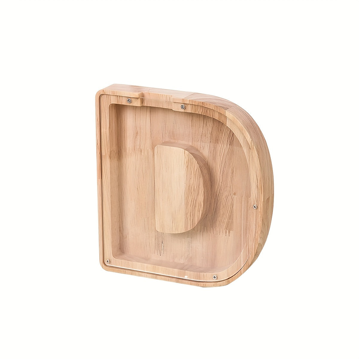 Personalized Wooden Letter Piggy Bank for Kids Boys Girls