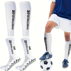 Soccer Sock & Calf Sleeves Set Anti Slip Sport Socks