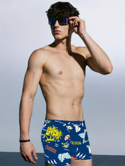 Quick Dry Drawstring Men's Swim Trunks Board Shorts Swimwear for Beach Pool