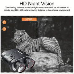 1080P Waterproof Binoculars With Infrared Low Light Night Vision 5X