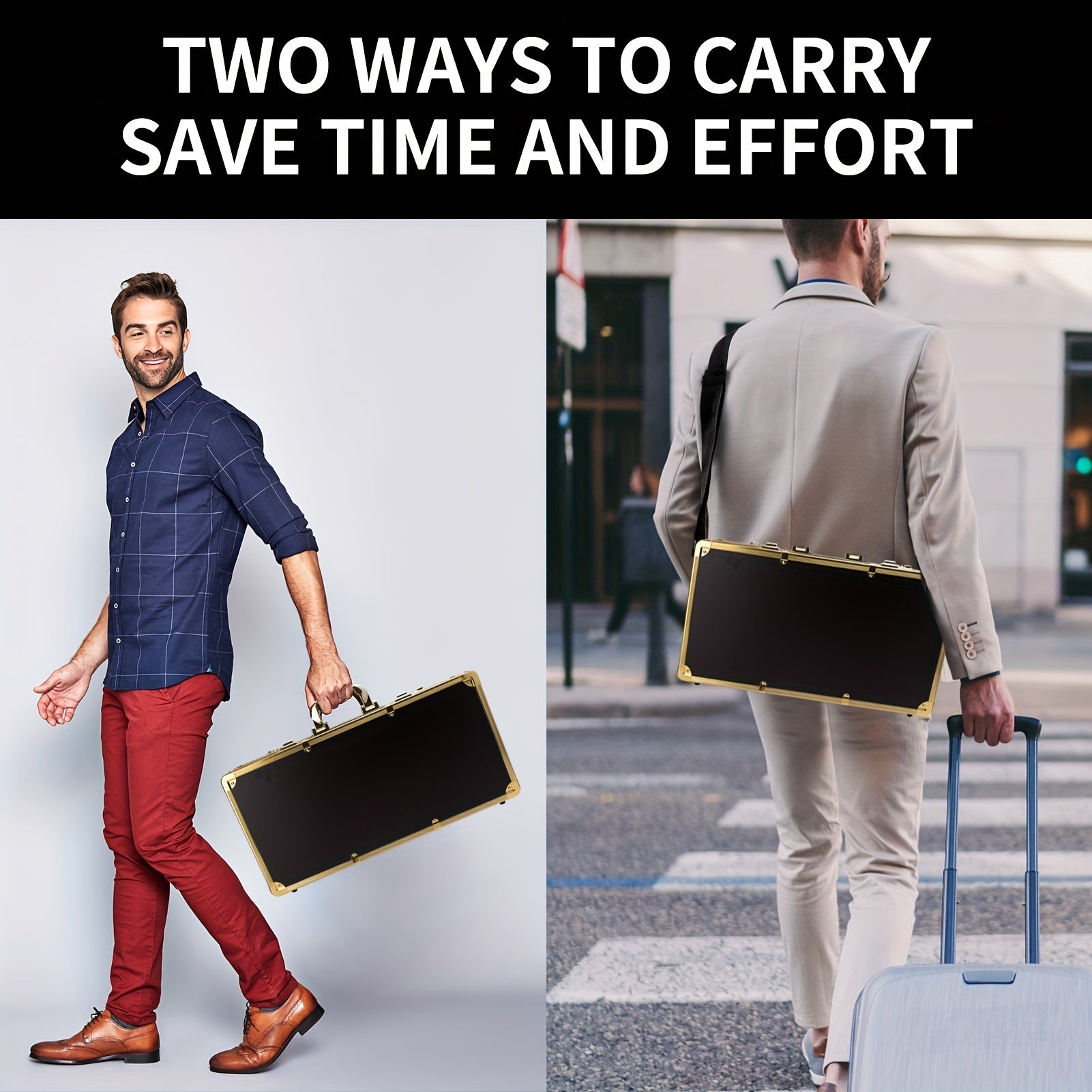 Salon Hair Cutting Kit Organizer with Password Lock