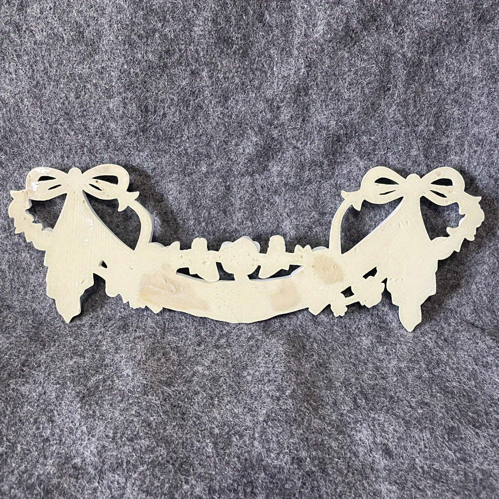 1pc PU Decorative Corner Flower Carved Living Room Ceiling Lamp Panel