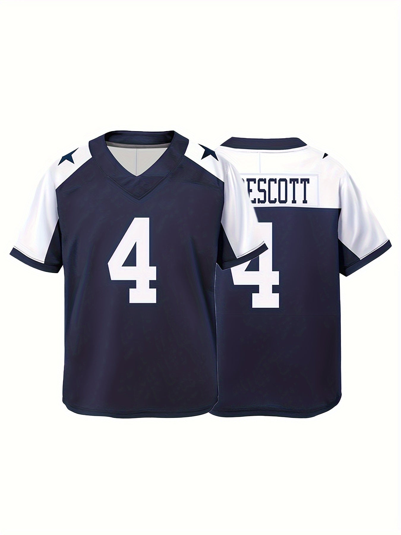 Boys Breathable Rugby Jersey Short Sleeves Football Shirt