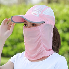 Breathable Sun Hat Neck Protector Cycling Visor Cap